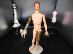12" Hasbro G I Joe Mike Powers  Atomic Man Action Figure Nude